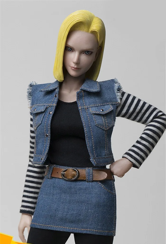 Soldier Phicen 1/6 масштаб Dragon Ball Z Android 18 лазурит экшн игрушечная фигурка-модель для детской игрушки