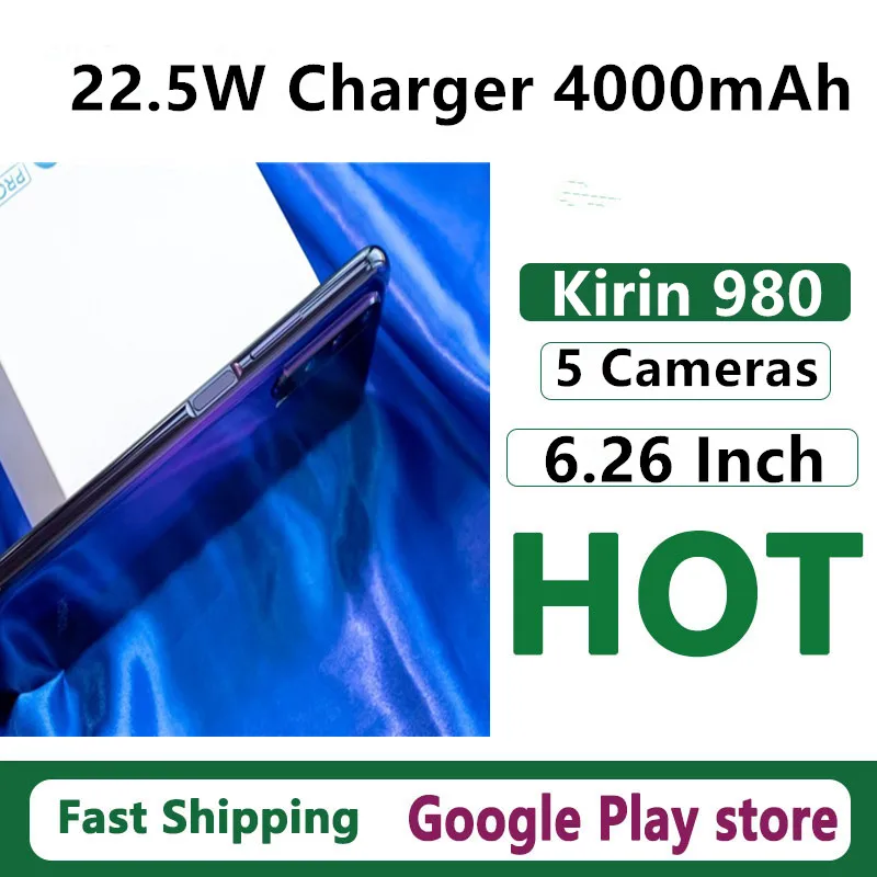 Honor 20 Pro смартфон с 5 5-дюймовым дисплеем процессором Kirin 6 26 48 Мп + 32 МП Android 2340 1080x9 0 |
