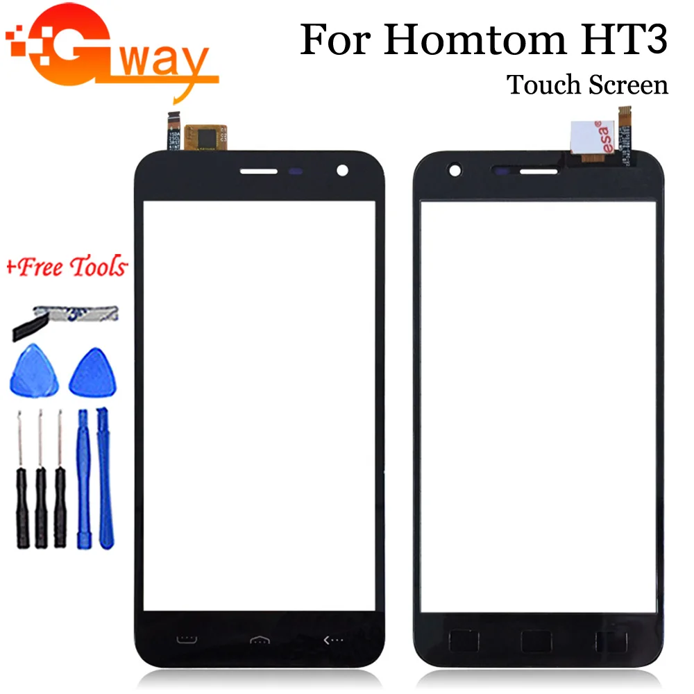 FSTGWAY 5 дюймов протестированная Сенсорная панель хорошего качества для Homtom HT3 HT3Pro