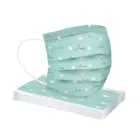 Маски одноразовые дышащие с принтом сердца, унисекс, 10 шт.