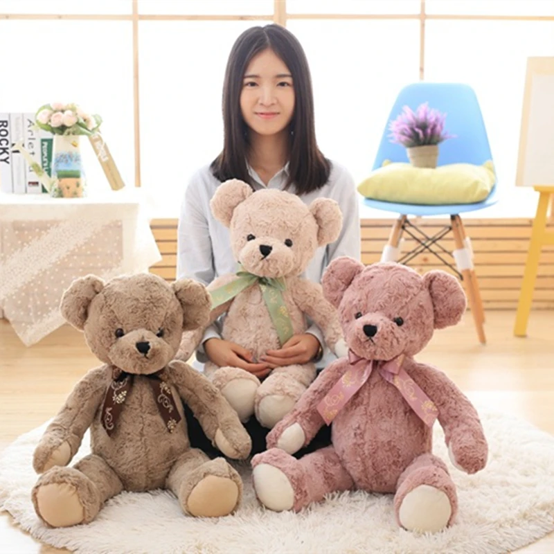 Ins рекомендуем мягкие игрушки Животные ленты мишки кукла из плюша большой hug