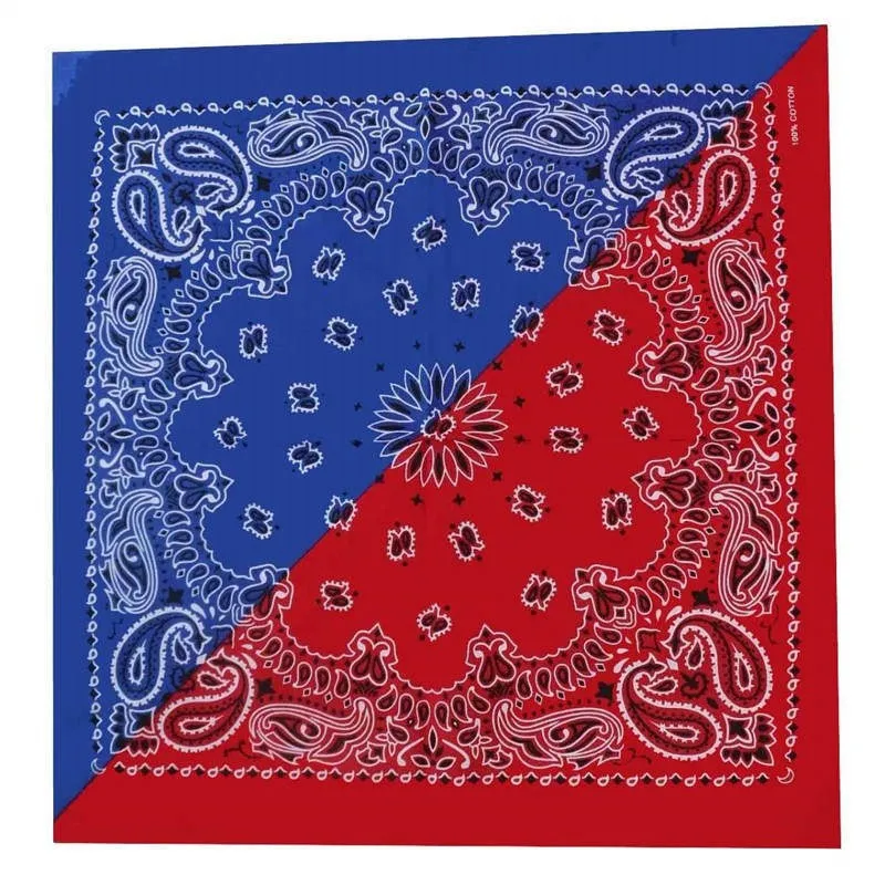 Шарф WZCX унисекс квадратный двухцветный с цветами кешью шарф из хлопка в стиле