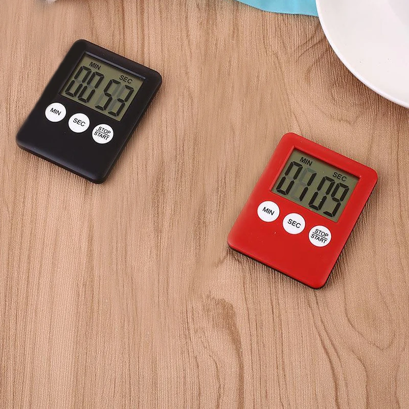 

Kitchen Count Timer Built In LR1130 Button Battery Kitchen Timer Ideal For Cooking, Examination, Sun Bathing Etc Digital Timer