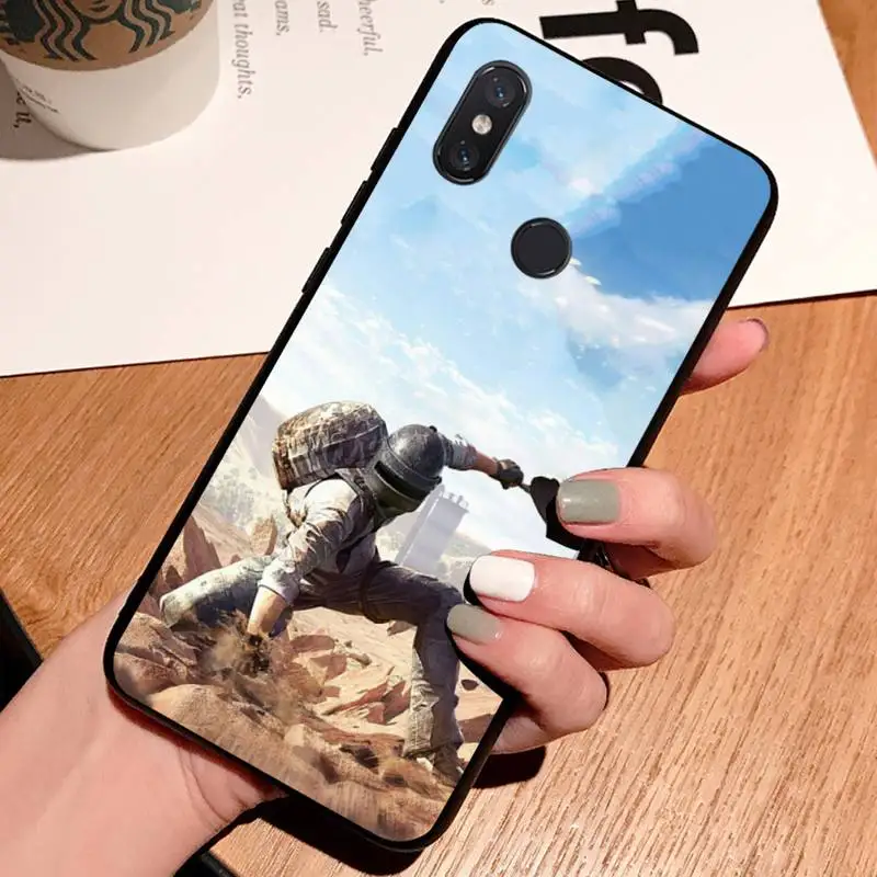 

PUBG Game Art aesthetics Phone Case For Xiaomi Redmi note 7 8 9 t k30 max3 9 s 10 pro lite