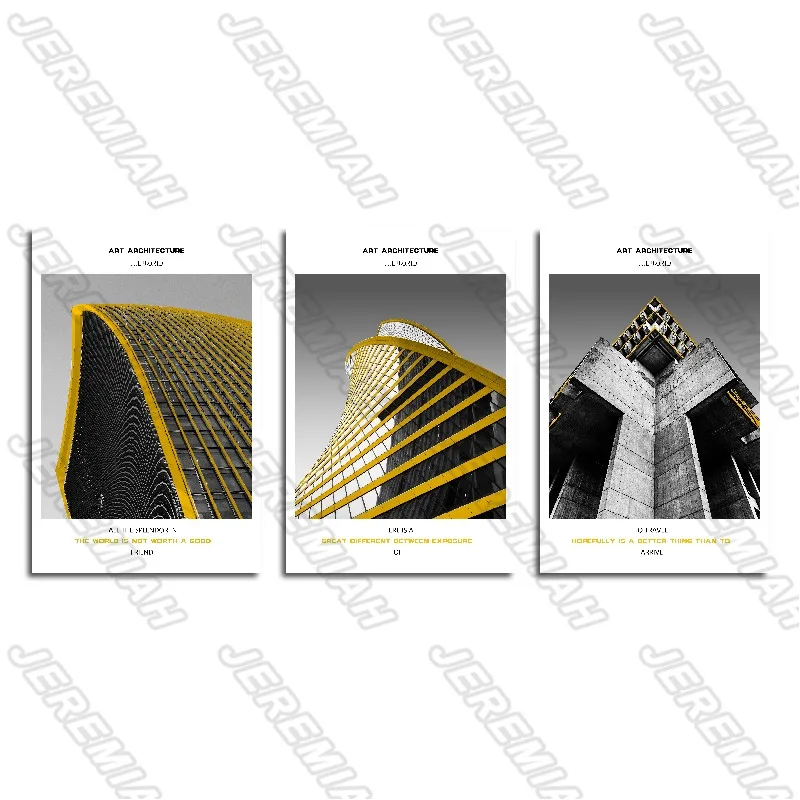 

Style house landscape poster nordic style wall art canvas print painting modern living room decoration