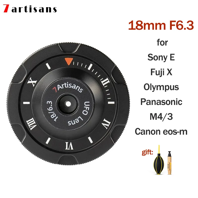 7artisans 18 мм F6.3 APS C гуманитарные науки печенья линзы для объектива Sony NEX E Canon EOS M Fuji X