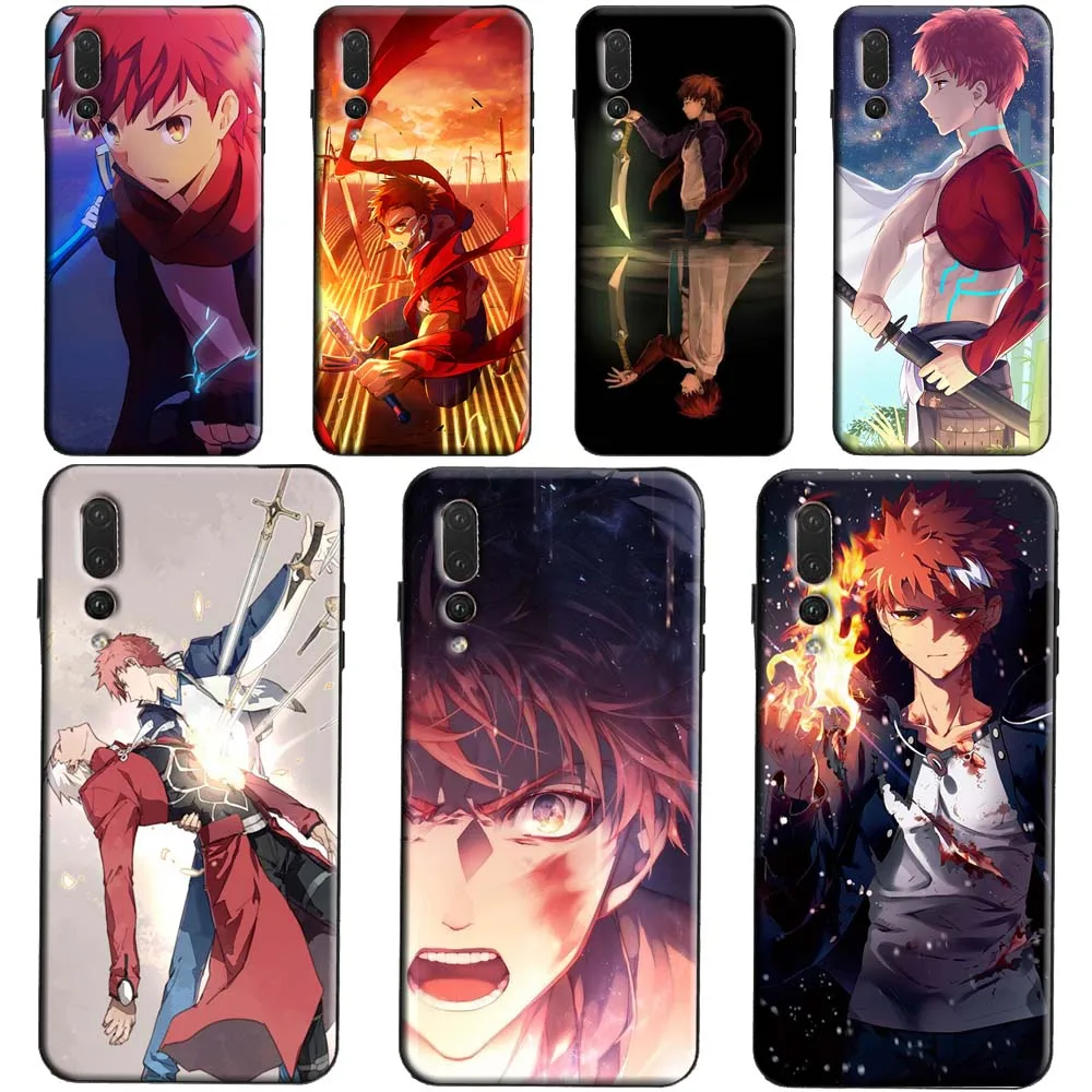 Чехол Shirou Emiya Fate Stay Night для Huawei P20 Lite P10 P40 P30 Pro Mate 20 10 30 P Smart Z 2019 | Мобильные телефоны и