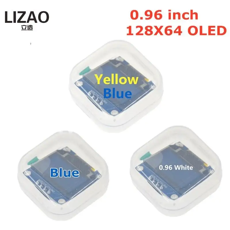Модуль последовательного белого дисплея OLED IIC 0 96 дюйма 128X64 I2C SSD1306 12864 плата с