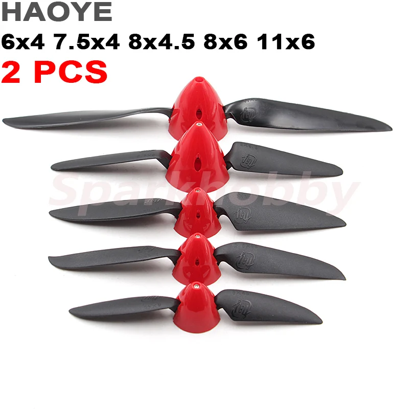 2 Set Folding Propeller 6x4 7.5x4 8x4.5 8x6 11x6 Spinner Cover 2.3/3.0/3.17/4.0mm Motor Shaft RC Plane Glider Drones | Игрушки и хобби