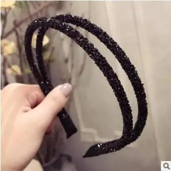 60 шт./Партия DIY Мульти простой Блестящий горный хрусталь тонкий ободок дрель