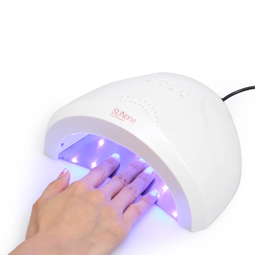 Светодиодный УФ светильник 48 Вт Сушилка для ногтей ноготь гель отверждение белый