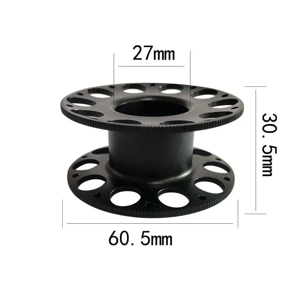 

Performance Durable Light weight Scuba Diving Aluminum Finger Reel Cave Dive Diving Underwater Tech Guide Line Spool Bolt