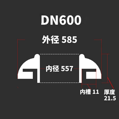 DN150 DN200 DN250 DN300 DN350 DN400 DN600 домашняя санитарная силиконовая банка может уплотнительная кольцевая прокладка уплотнение фланцевого люка ферментер - Цвет: DN600