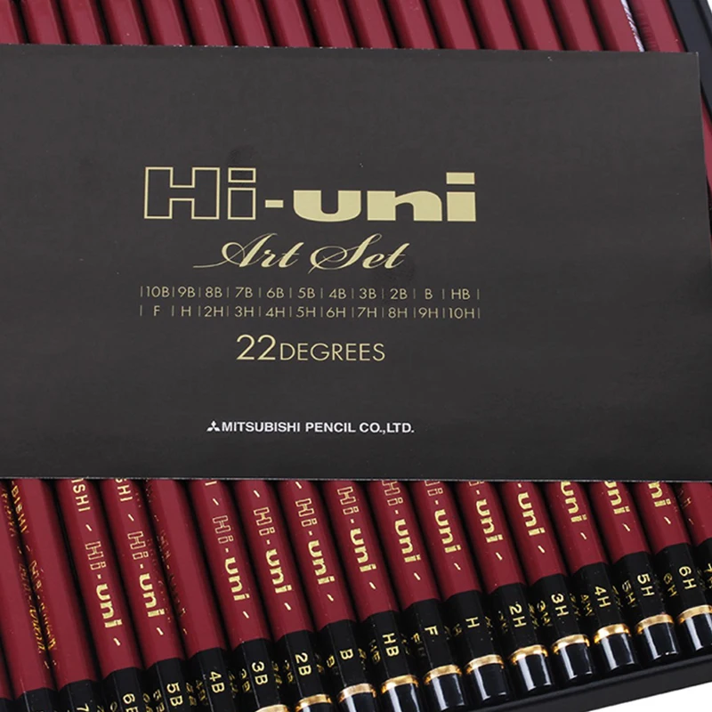 Карандаш для рисования Brand 6 шт./лот японский UNI HI самый продвинутый карандаш 22