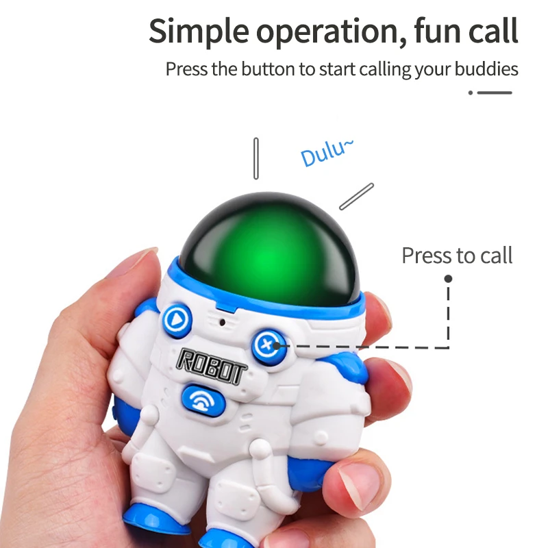 Child Intelligent Wireless Call Radio Walkie Talkie Toy Set Handheld Long Distance Lanyard Interphone Walkie Talkie toy For Kids