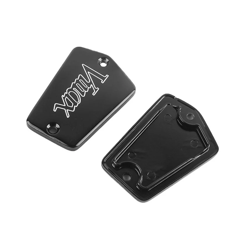 

Front Brake Clutch Master Cylinder Fluid Reservoir Cover Cap For Yamaha V-MAX 1200 1985-2007 Black