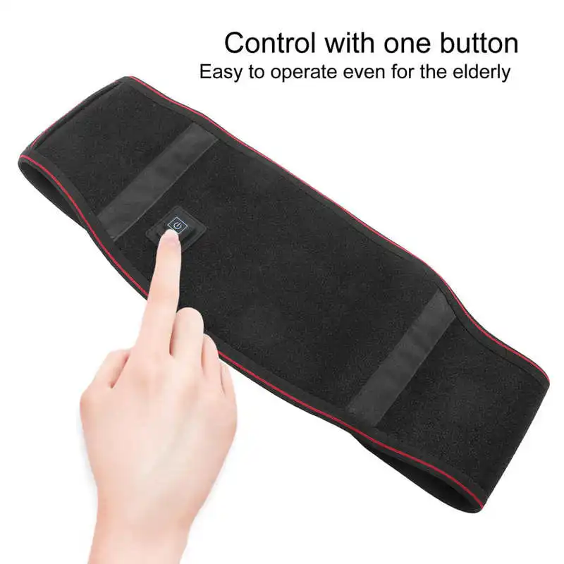 Нагревательный пояс для спины перезаряжаемая подкладка с подогревом поясницы