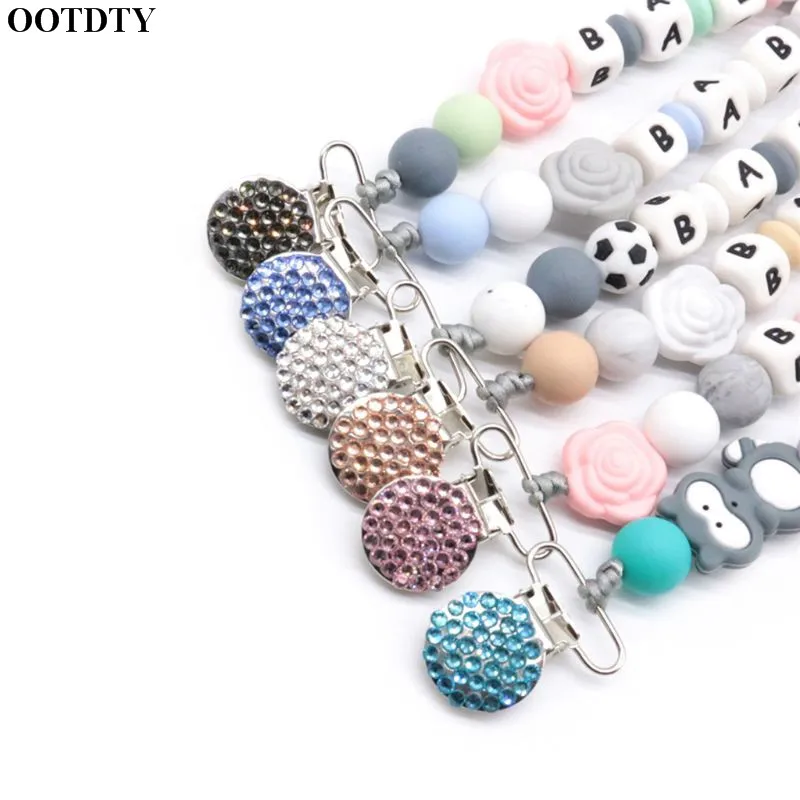 OOTDTY Детские клипсы для соски Новорожденные моллярная цепочка подарок младенцев