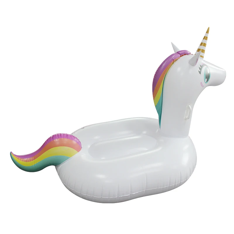 Горячая Гигантский Надувной Премиум Единорог бассейн поплавок Rideable Blow Up Летний