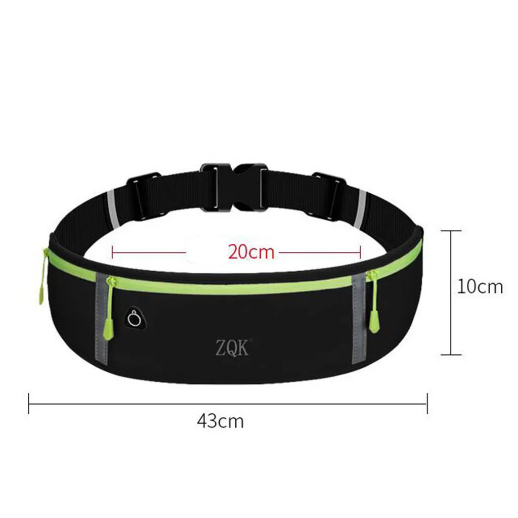 

Running waist bag reflective travel multifunctional mini men's and women's portable waterproof mobile phone waist bag