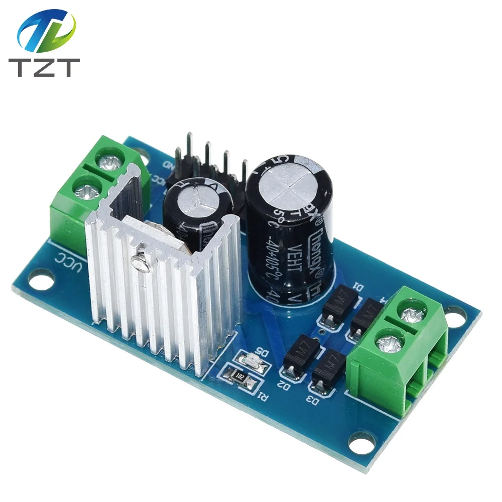 Модуль выпрямителя фильтра регулятора напряжения 12 В 1 5 А