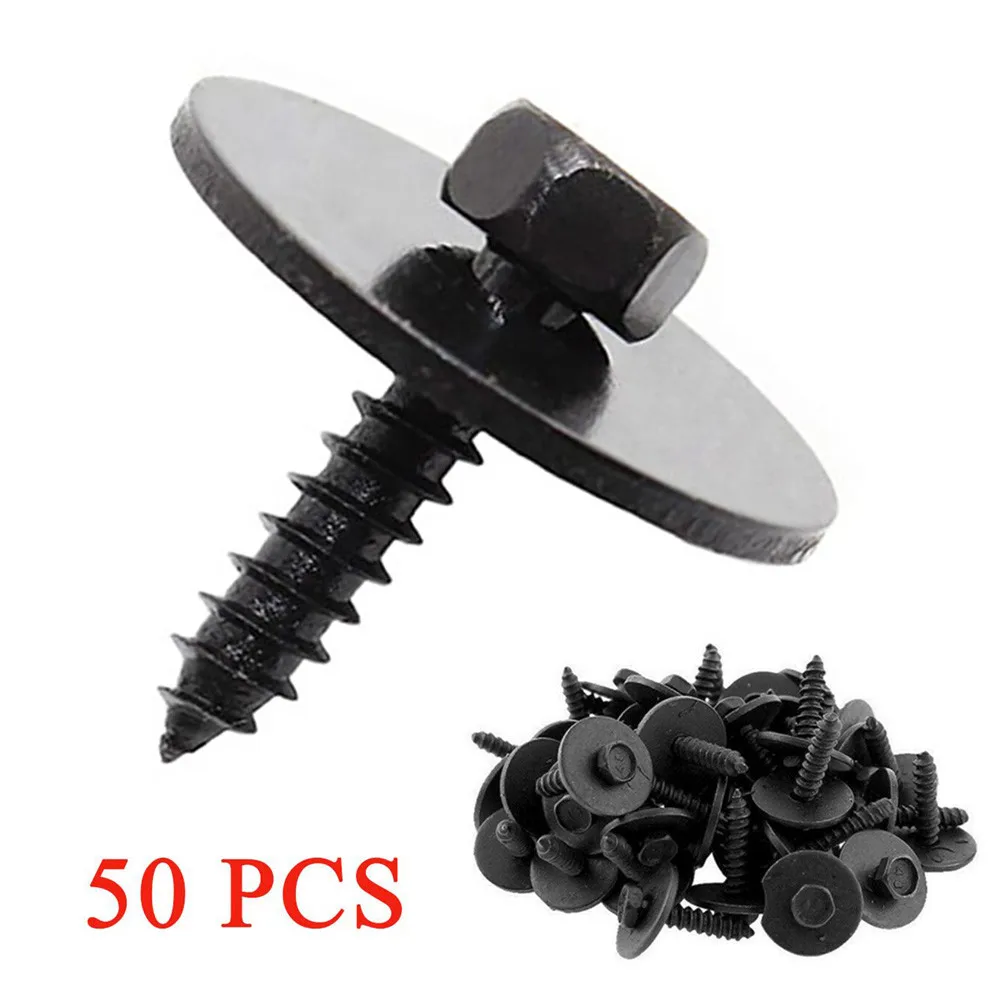 

Accessories Clip Black Fixed Body Bumper Engine Shield Retainer Screws