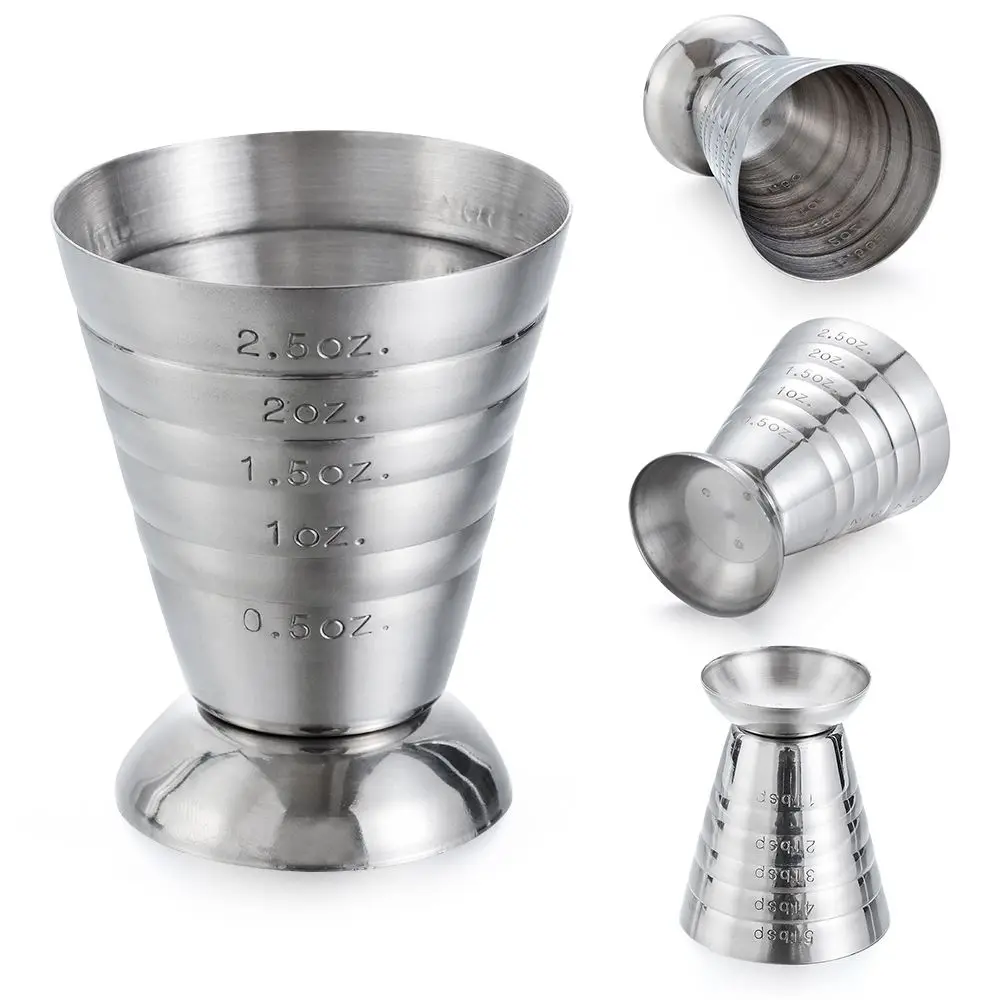 75ML Calibration band Cocktail Tools Bar Supplies Mixer Mixing glass Measuring Cup Drink Shaker Jigger | Дом и сад