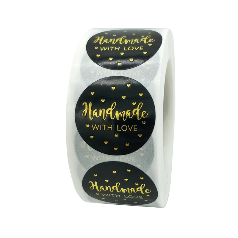 500 шт./рулон наклейки из золотой фольги|Украшения своими руками для вечеринки| |