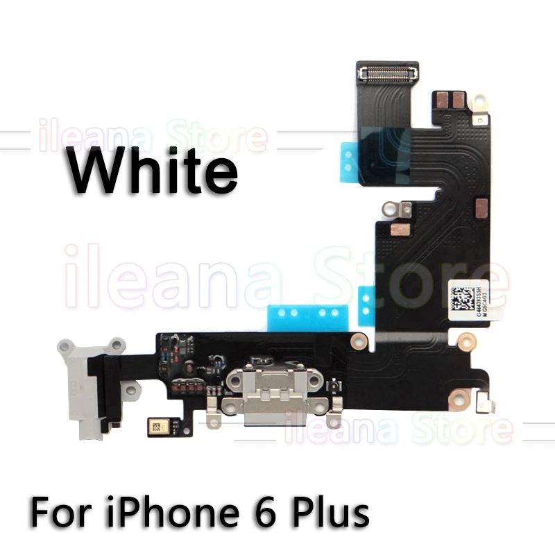 6 Plus White OEM USB порт зарядное устройство док-станция гибкий кабель для iPhone 6 6s 7 8 Plus док-станция для зарядки с микрофоном Flex - Цвет: 6 Plus White