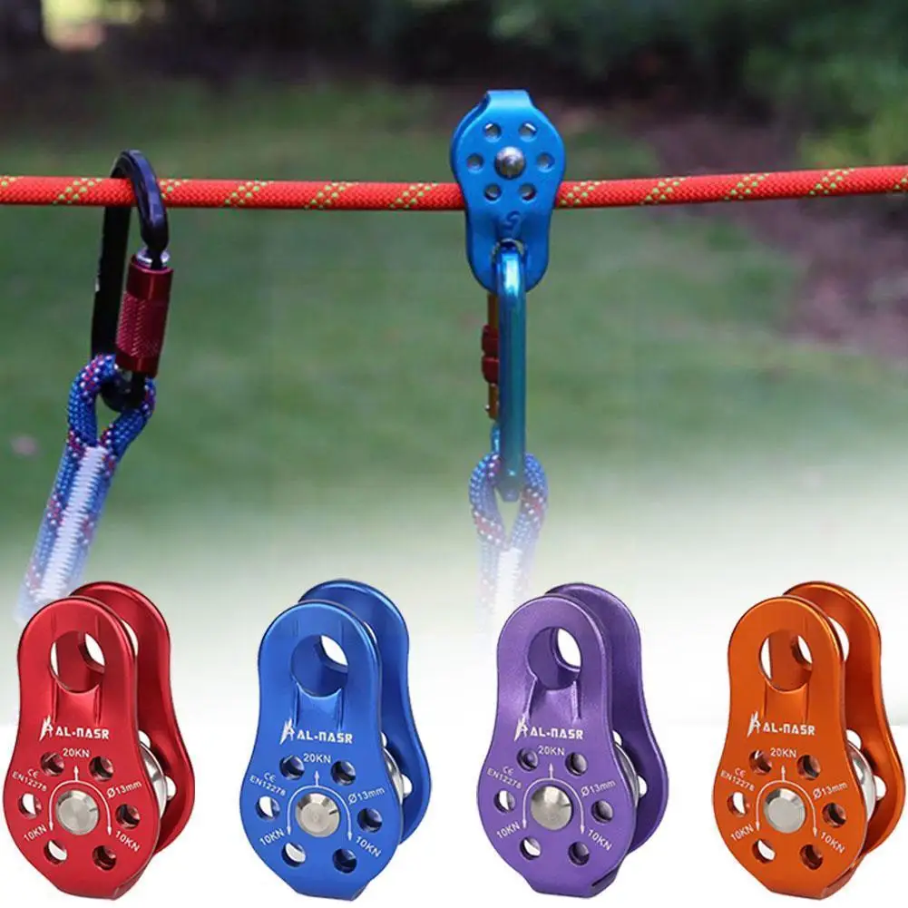 

Mountaineering Rigging Equipment Pulley Climbing Rock Pulley Climbing High Pulley Q0x7 Cave Altitude Rescue Mountaineering P6w4