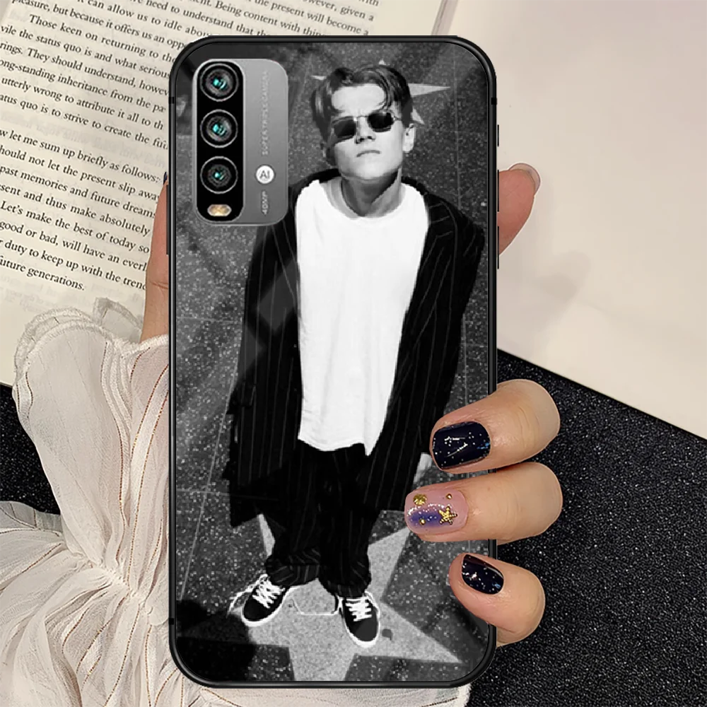

Young Leonardo DiCaprio Phone Tempered Glass Case Cover For Xiaomi Redmi note k 7 8 9 10 30 40 A C T S Pro Shell Silicone Tpu