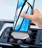 new gravity car holder for phone in car air vent clip mount no magnetic mobile phone holder gps stand for iphone xs max xiaomi