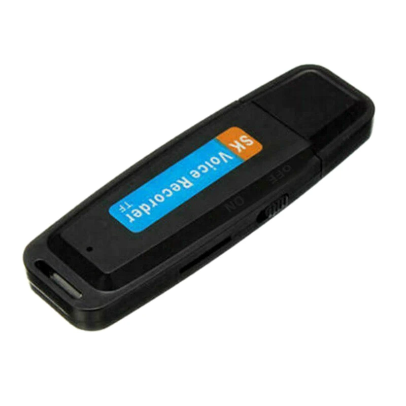 

U-Disk Digital o Voice Recorder Pen Charger USB Flash Drive Up to 32GB Mini SD TF High Quality