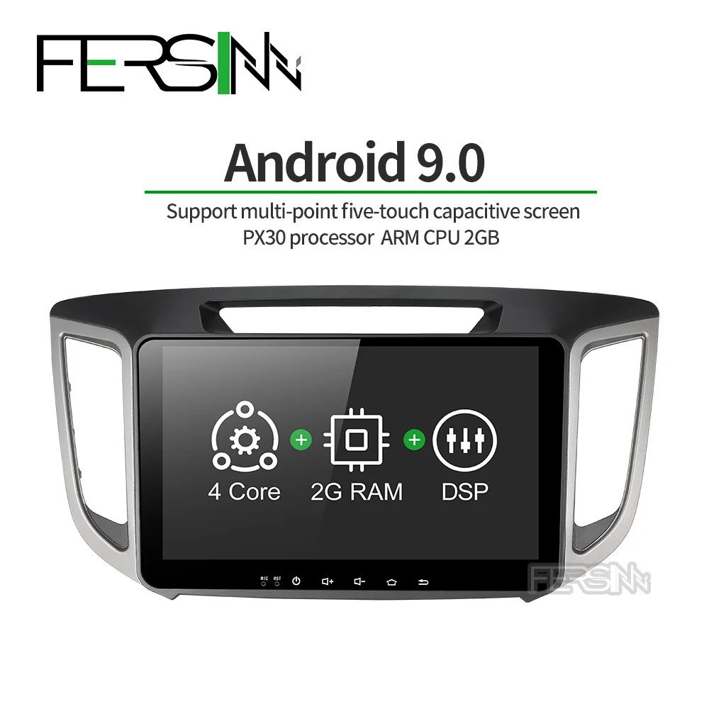 Автомобильный навигатор Fersinny CIX251060 PX30 android 9 0 dvd плеер 1024*600 для HYUNDAI IX25 CRETA