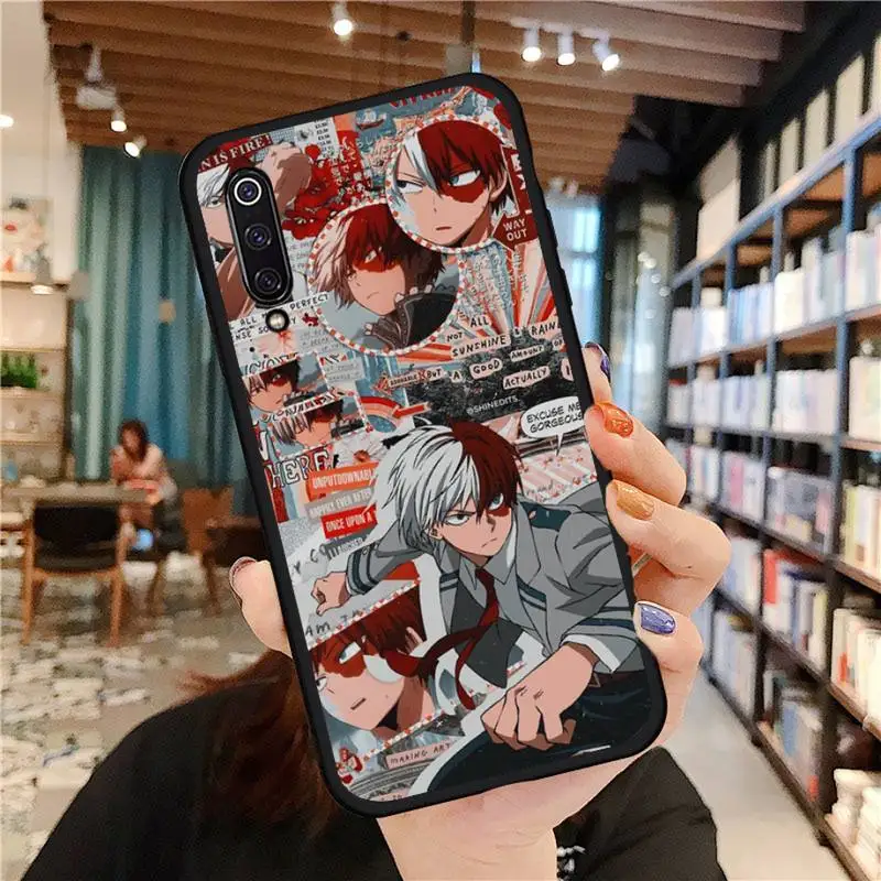 

Shoto Todoroki My hero academia Phone Case For Xiaomi Redmi 7 9t 9se k20 mi8 max3 lite 9 note 8 9s 10 pro