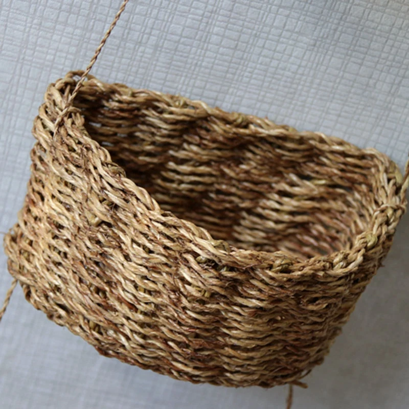 

3-Tier Hanging Basket,Hemp Rope Woven Baskets,Plant Holder,Handmade Weave Hanging Storage Basket Home Decor