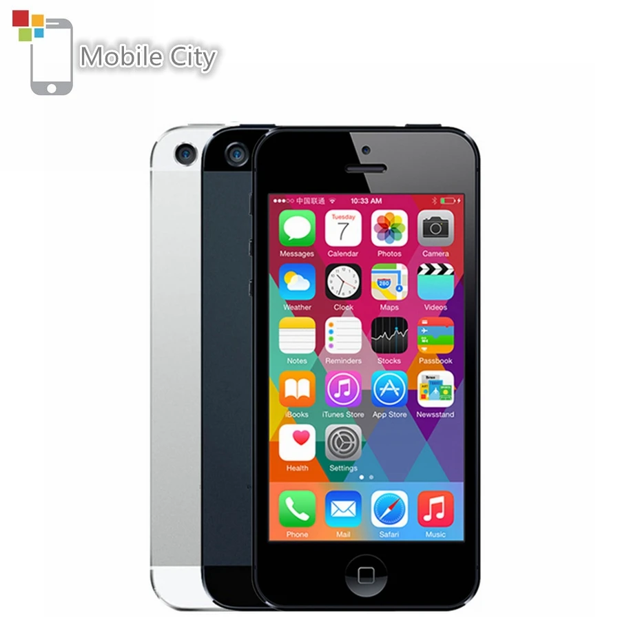 Смартфон iPhone 5 разблокированный мобильный телефон 16 ГБ/32 ГБ/64 Гб ПЗУ IOS экран 4 0