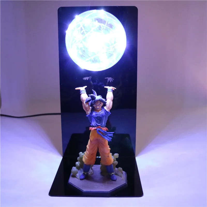 

DBZ Desk Lamp Goku Strength Bombs Luminaria Anime Table Lamp Decorative Lights Baby Children LED Night Light for Bedroom