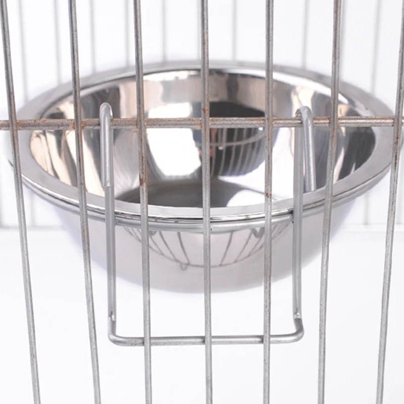 Миска для домашних животных можно повесить стационарный клетка собак миски из