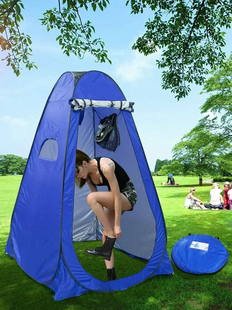 

Portable Privacy Shower Toilet Camping Pop Up Tent UV Function Automatic Pop Up Outdoor Dressing Tent/Beach Free Shipping