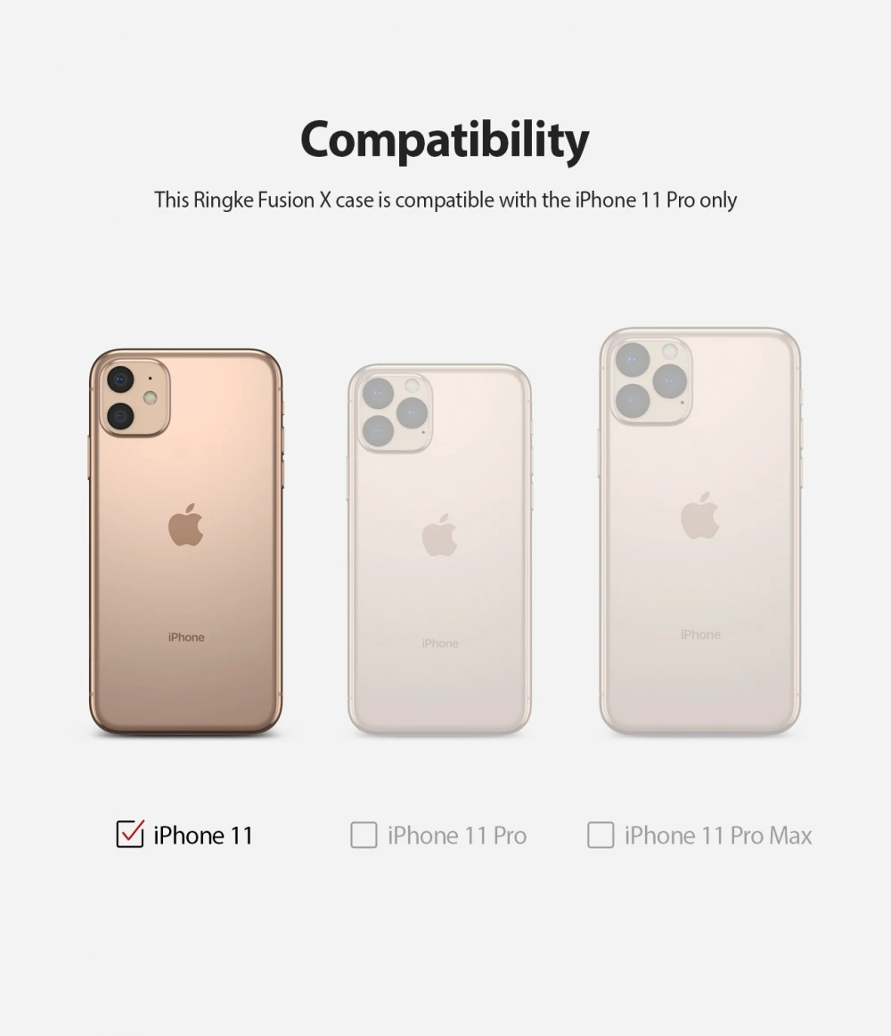 Ringke чехол Fusion для iPhone 11, прозрачный чехол из поликарбоната и мягкий чехол из ТПУ в стиле милитари, чехол для iPhone