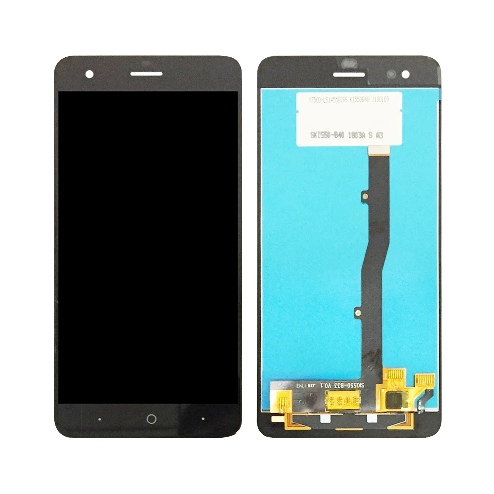 

5.5''Black For ZTE Blade A6 Max A0605 LCD Display+Touch Screen Digitizer Assembly Spare Parts For ZTE A6 Max LCD Panel Glass