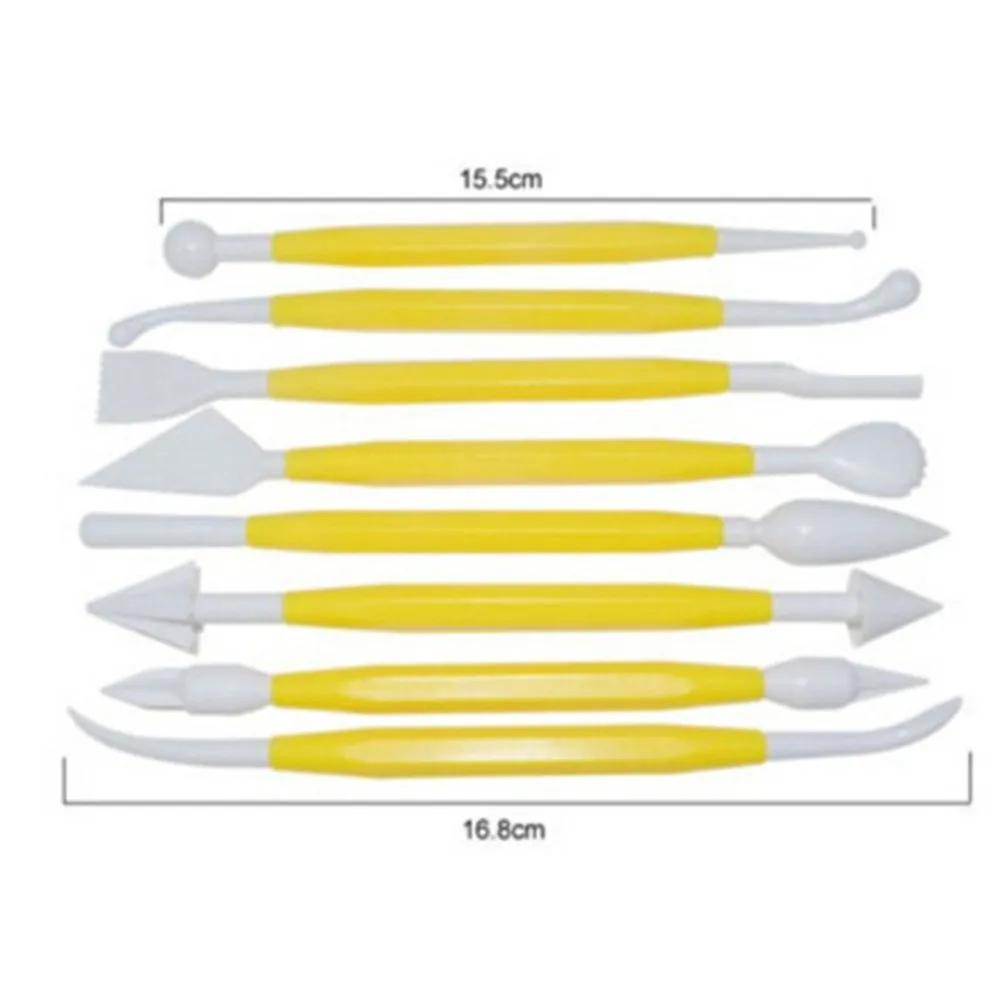 

8pcs/set Plastic Clay Sculpting Set Polymer Modeling Clay Tools Poly form Sculpey Tools Set For Shaping Clay Play dough Toys