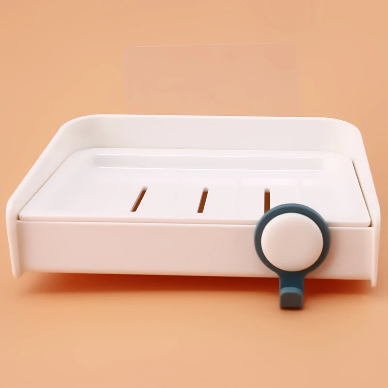 Мыльница без дырочек двухслойная мыльница ванная комната монтируемая сливная