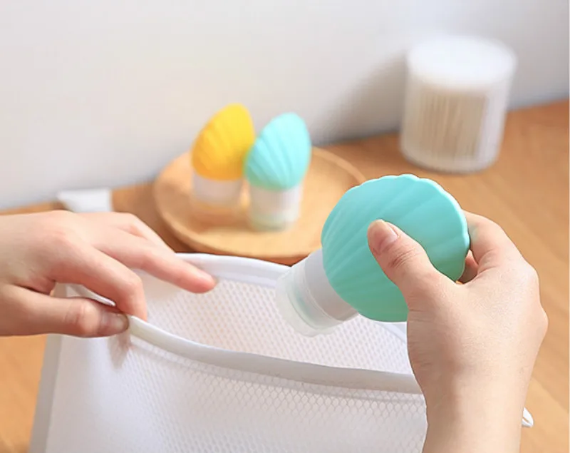 40 мл 90 MLShell силикагель Travel Kit Открытый гель для душа лосьон шампунь бутылка воды