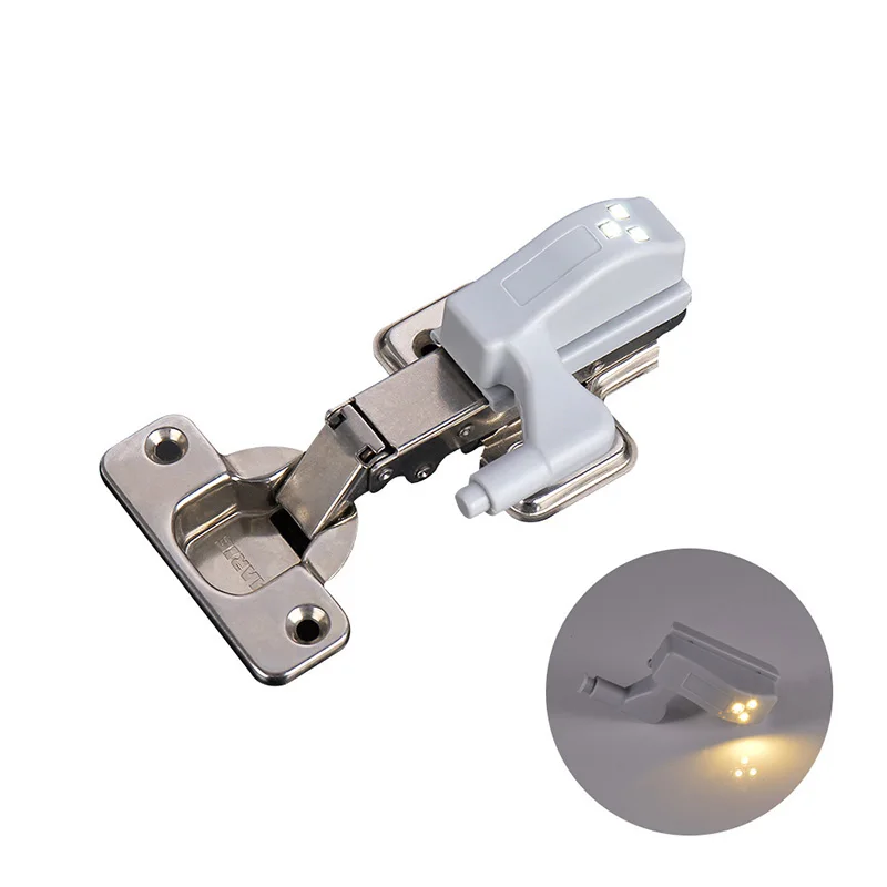 

2pcs Hinge LED Sensor Lights Under Cabinet Lights Inner Door Hinge LED Light Closet Cupboard Wardrobe Night Lights Warm White