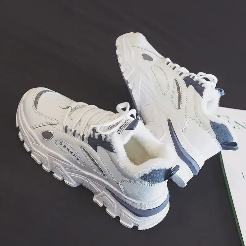 

Casual Women's Sneakers Lace Up Platform Shoes Woman For Thick Soled Vulcanize Shoes Comfortable Footwear