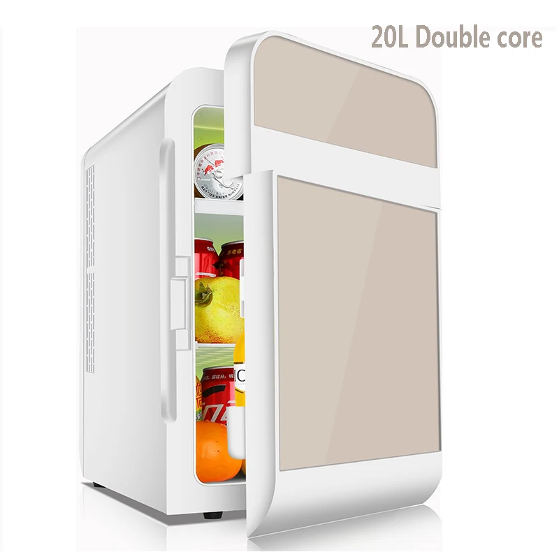 Мини холодильник 20 л с двойным охлаждением маленький домашний мини для общежития