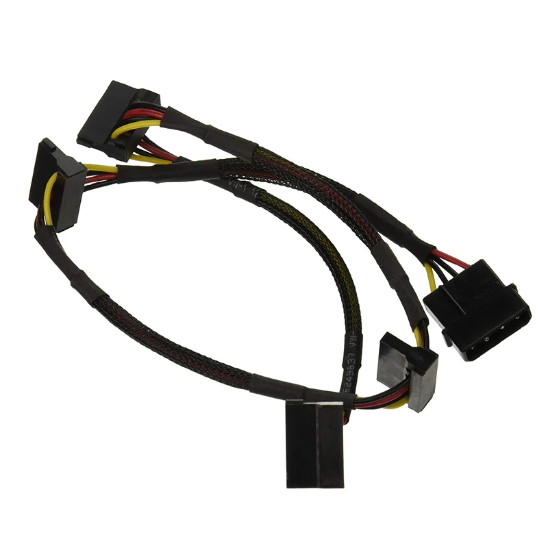 Кабель распределителя питания Molex 4 pin на 2 3 SATA кабель переходник 90 градусов