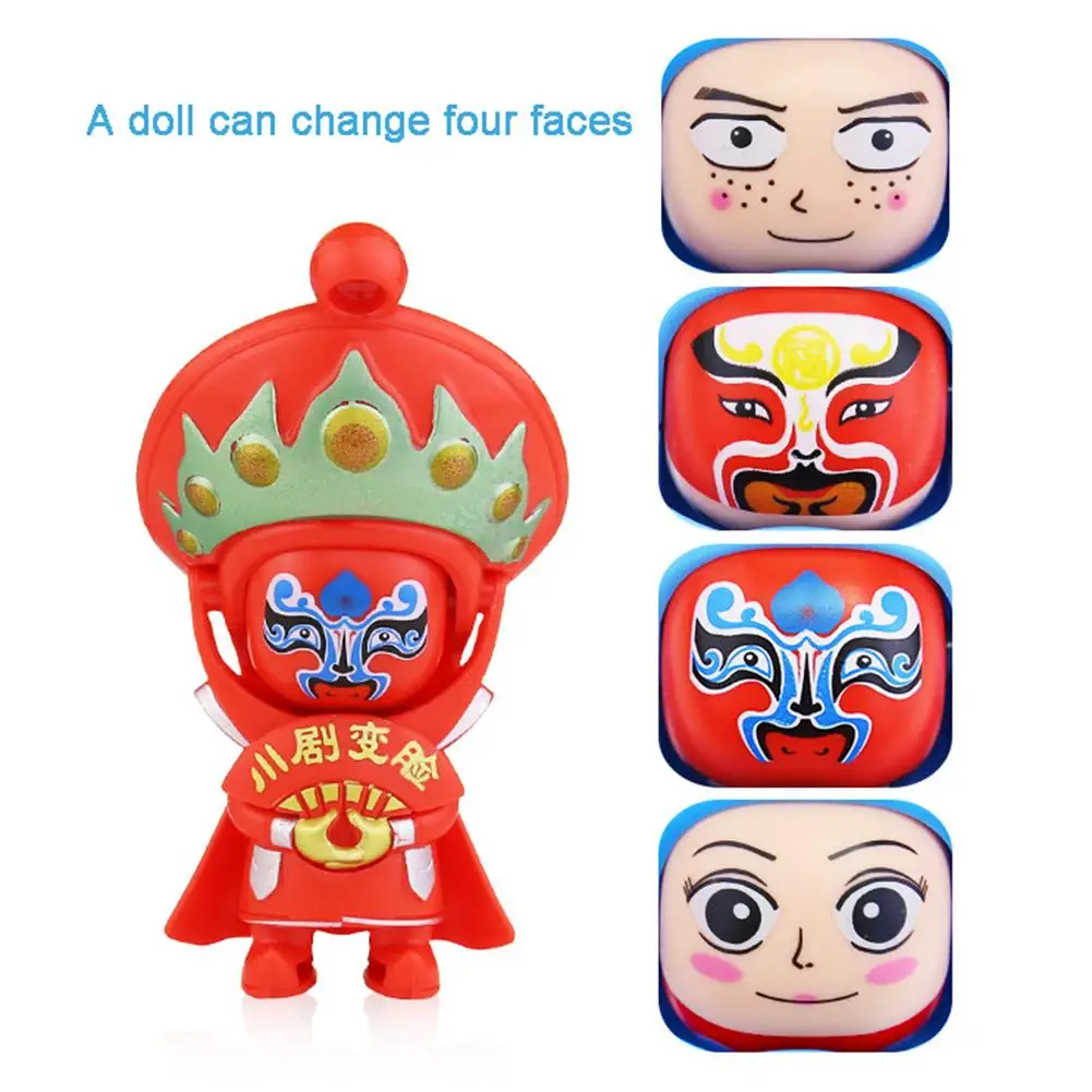 3 шт. меняющая лицо Пекинская опера кукла традиционный китайский народный
